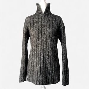 Romeo Gigli ribbed grey sweater made in Italy 🇮🇹 eu size 52